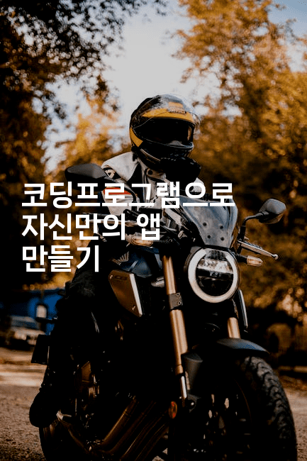 코딩프로그램으로 자신만의 앱 만들기