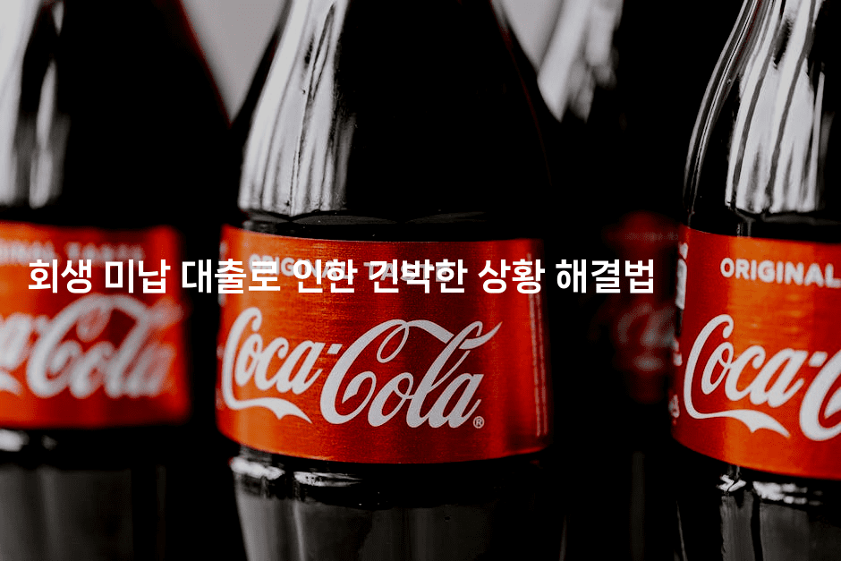 회생 미납 대출로 인한 긴박한 상황 해결법