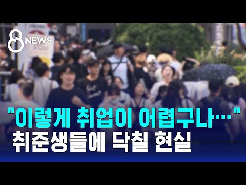 "이렇게 취업이 어렵구나…" 취준생들에 닥칠 현실 / SBS 8뉴스